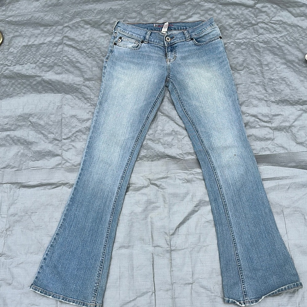 Abercrombie Kids Light Blue Flare Jeans